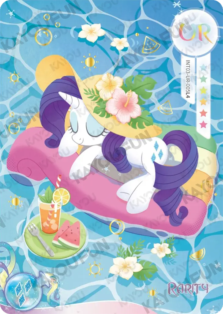 Kartu Kayou My Little Pony - Rarity (UR)