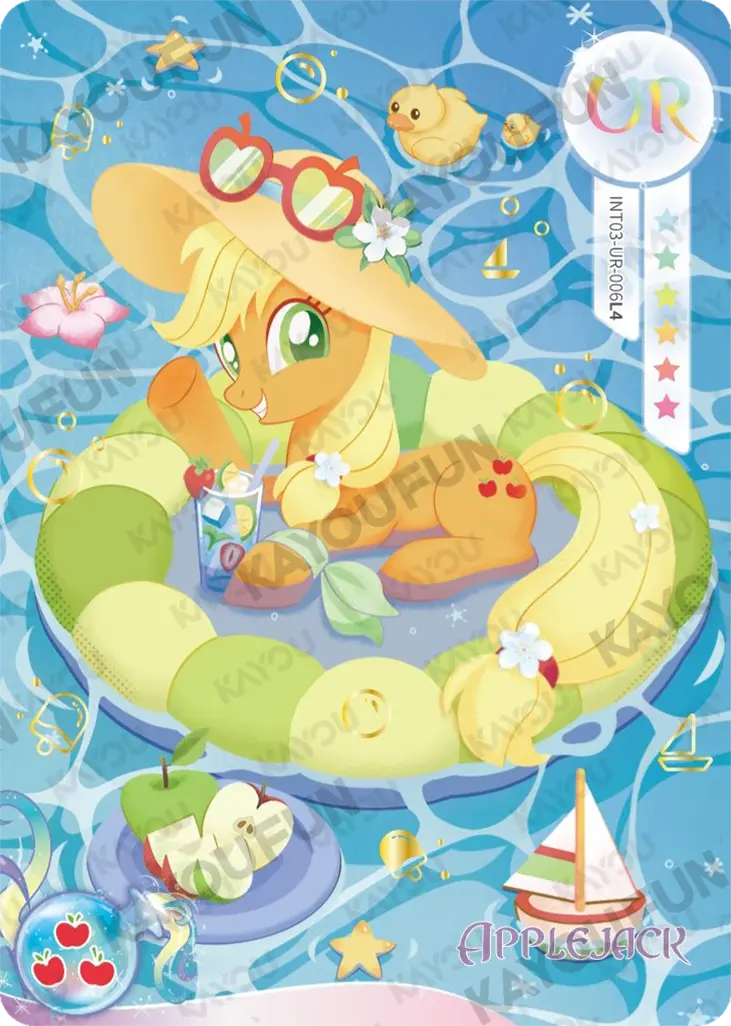 Kartu Kayou My Little Pony - Applejack (UR)