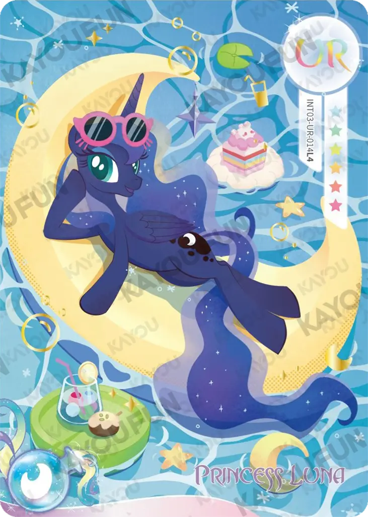 Kartu Kayou My Little Pony - Princess Luna (UR)