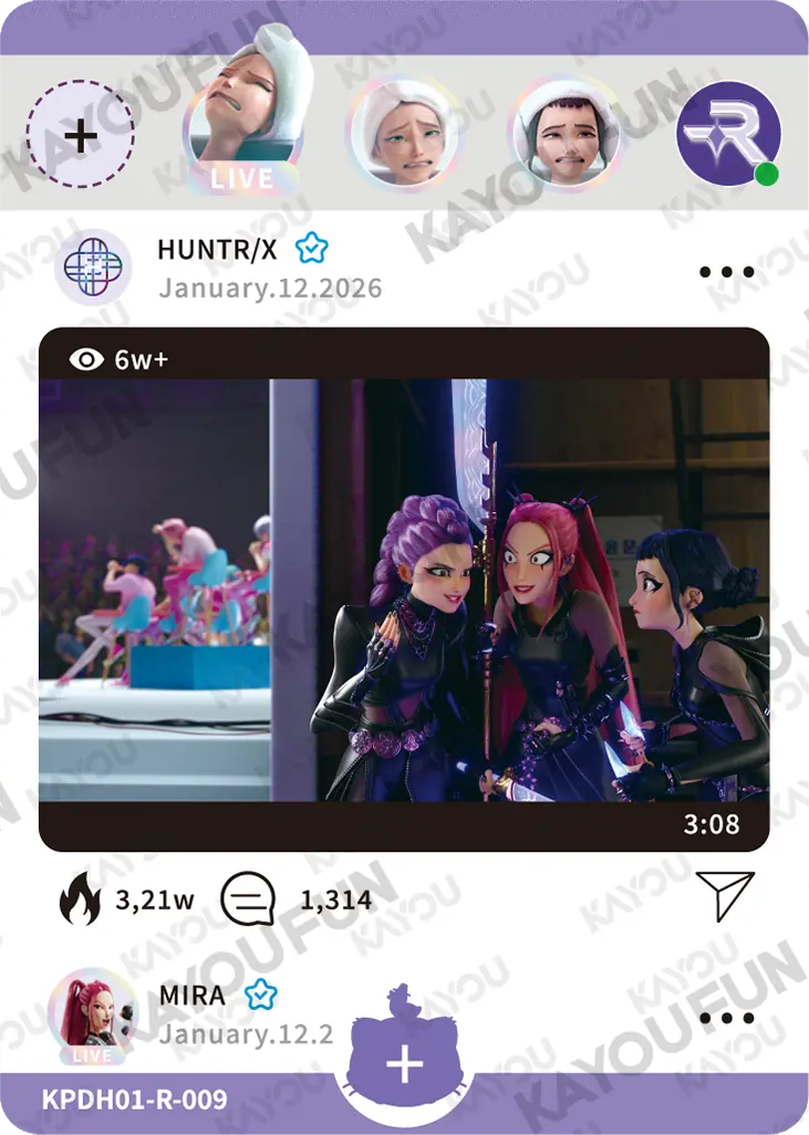 Kartu Kayou KPop Demon Hunters - Quick Huddle (R)