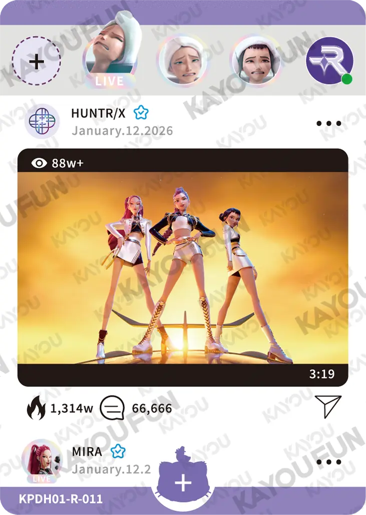 Kartu Kayou KPop Demon Hunters - Golden (R)
