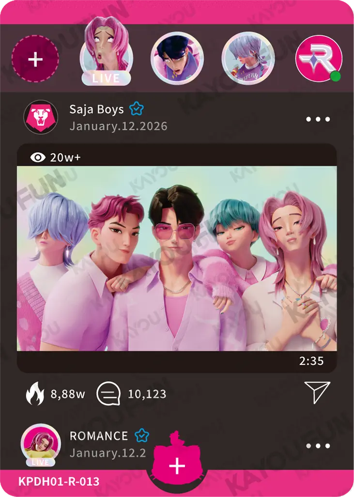 Kartu Kayou KPop Demon Hunters - Join the Pride (R)