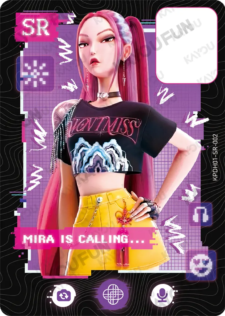 Kartu Kayou KPop Demon Hunters - Mira (SR)