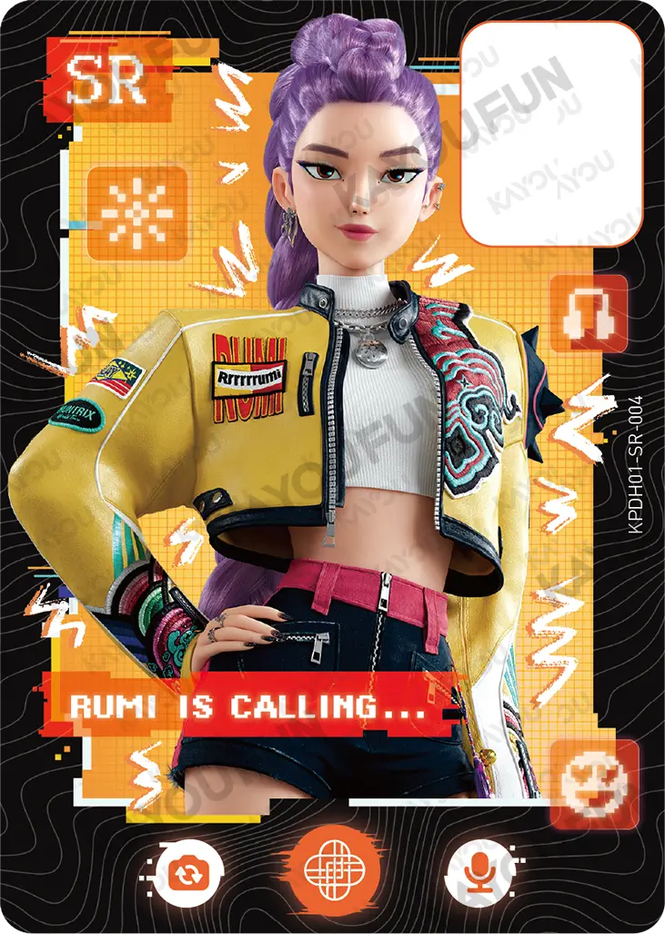 Kartu Kayou KPop Demon Hunters - Rumi (SR)