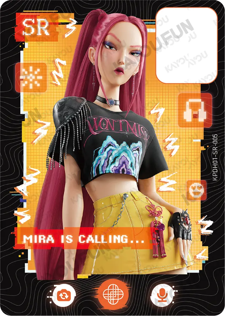 Kartu Kayou KPop Demon Hunters - Mira (SR)