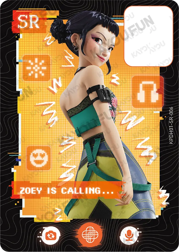 Kartu Kayou KPop Demon Hunters - Zoey (SR)