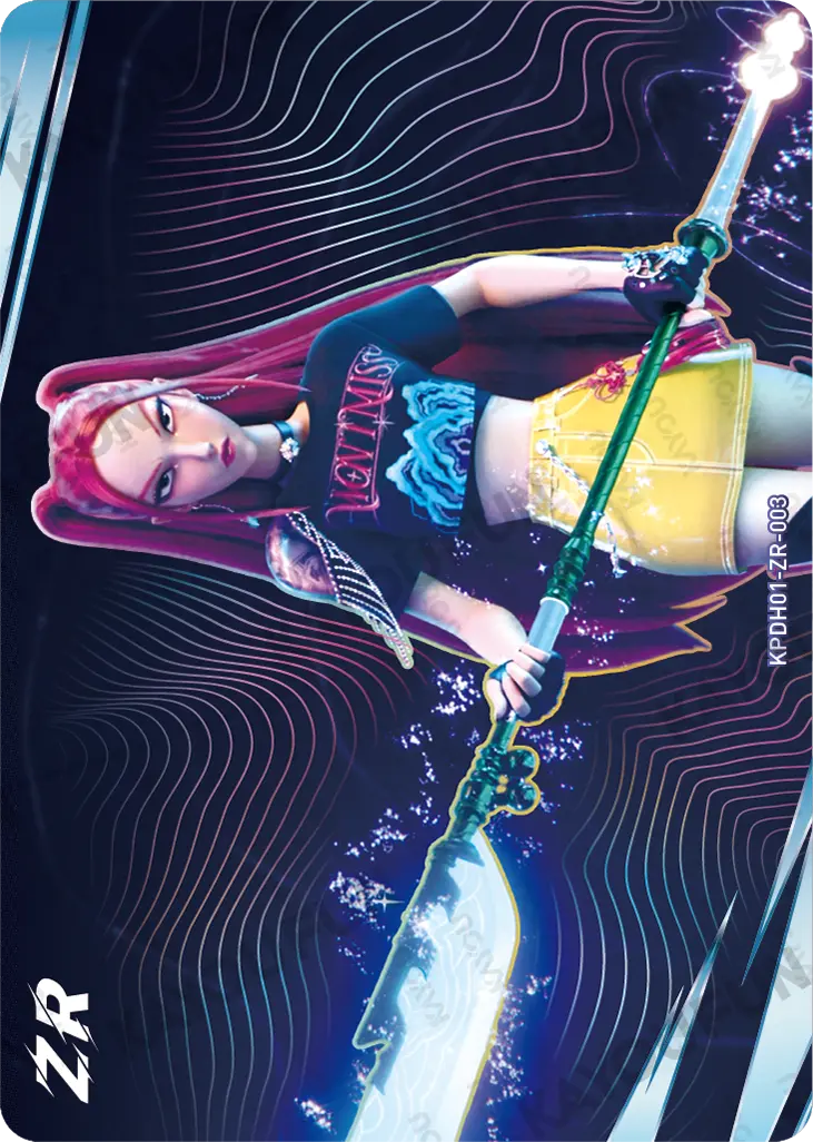 Kartu Kayou KPop Demon Hunters - Zoey (ZR)