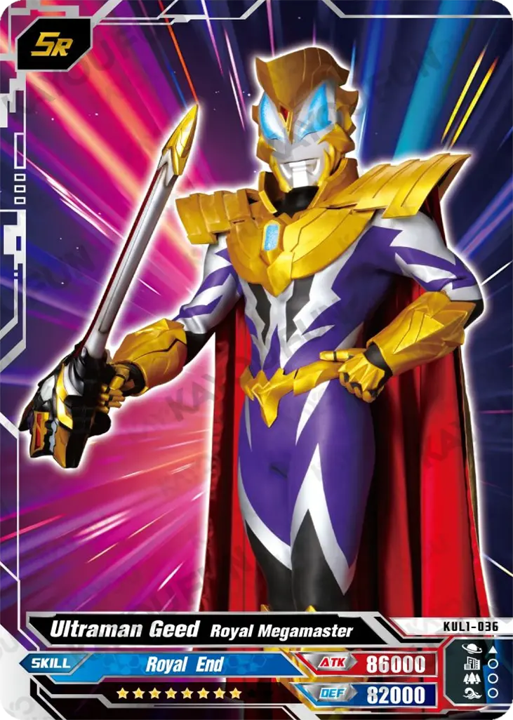Kartu Kayou Ultraman - Ultraman Geed Royal Megamaster (SR)