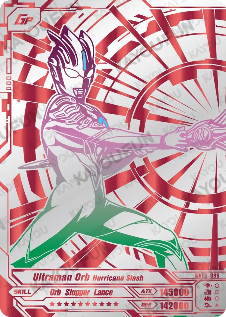 Kartu Kayou Ultraman - Ultraman Orb Hurricane Slash (GP)