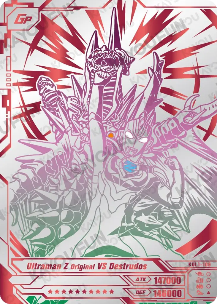 Kartu Kayou Ultraman - Ultraman Z Original VS Destrudos (GP)