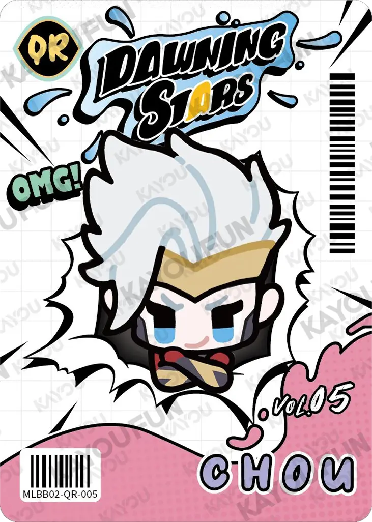 Kartu Kayou Mobile Legends: Bang Bang - Chou (QR)