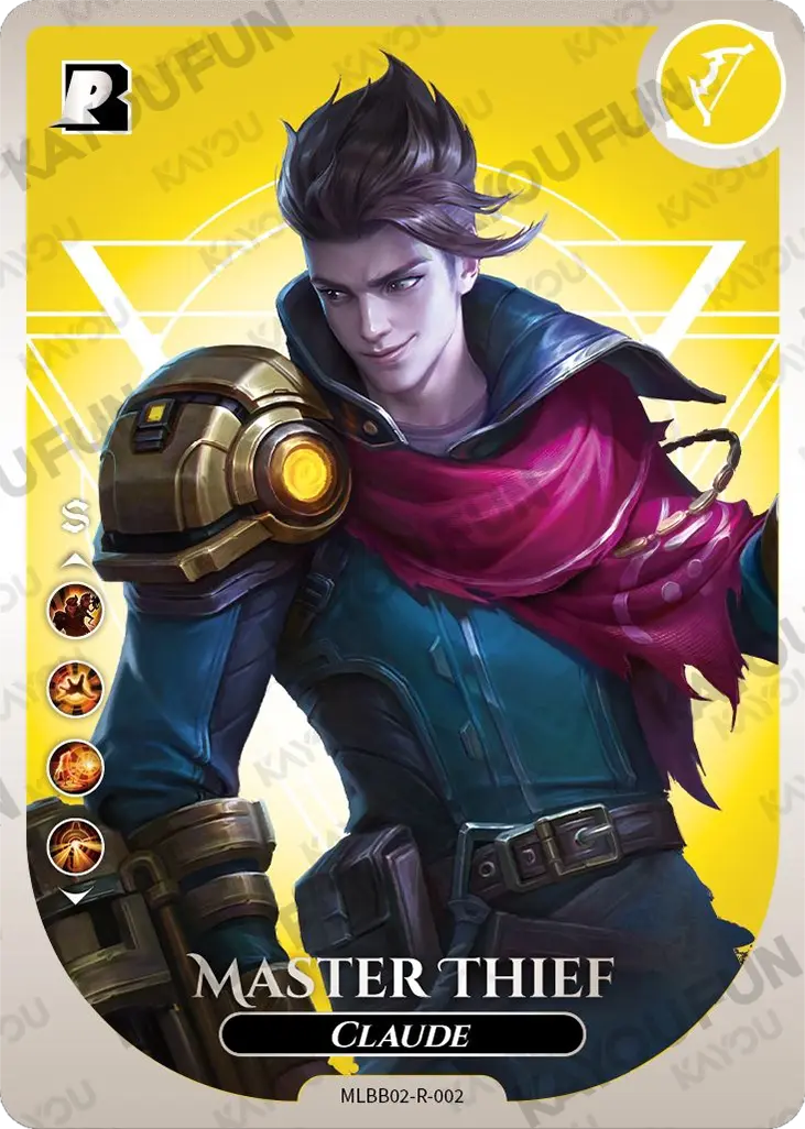 Kartu Kayou Mobile Legends: Bang Bang - Claude (R)