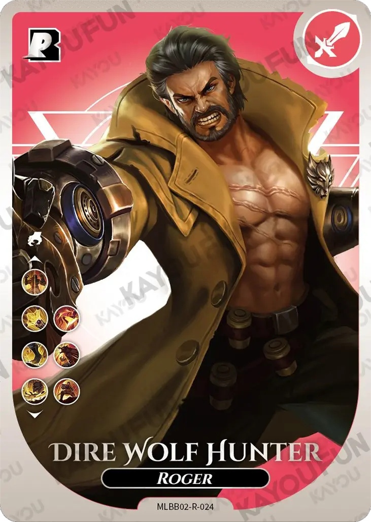 Kartu Kayou Mobile Legends: Bang Bang - Roger (R)
