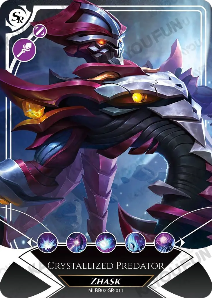Kartu Kayou Mobile Legends: Bang Bang - Zhask (SR)