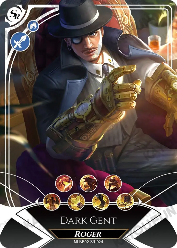 Kartu Kayou Mobile Legends: Bang Bang - Roger (SR)