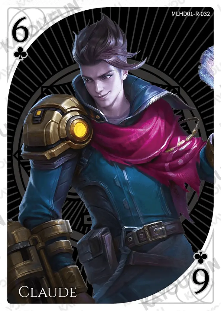 Kartu Kayou Mobile Legends: Bang Bang - Claude (R)