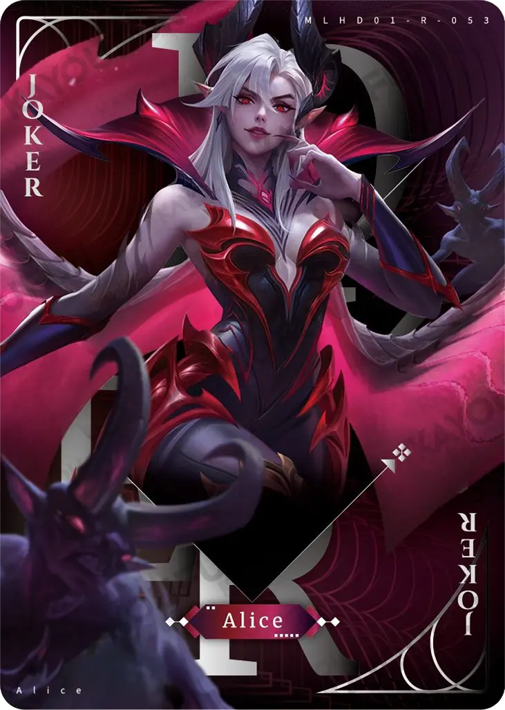 Kartu Kayou Mobile Legends: Bang Bang - JOKER Alice (R)