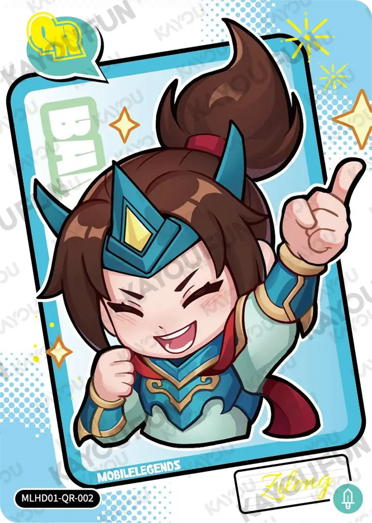 Kartu Kayou Mobile Legends: Bang Bang - Zilong (QR)