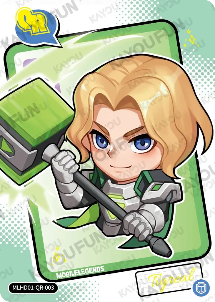 Kartu Kayou Mobile Legends: Bang Bang - Tigreal (QR)