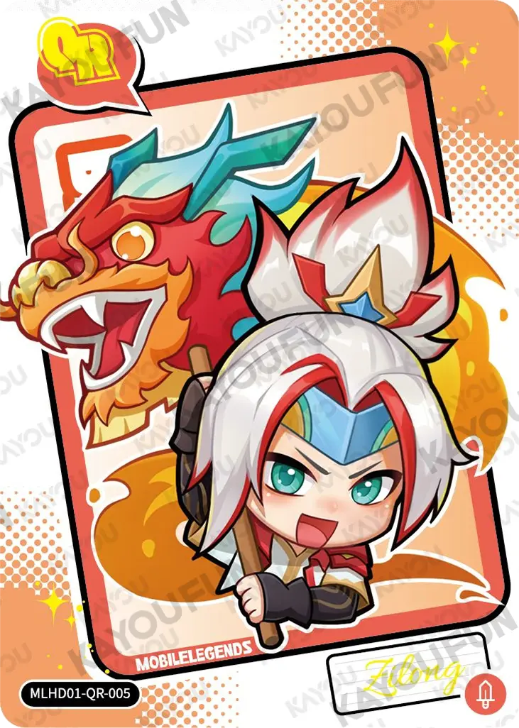 Kartu Kayou Mobile Legends: Bang Bang - Zilong (QR)