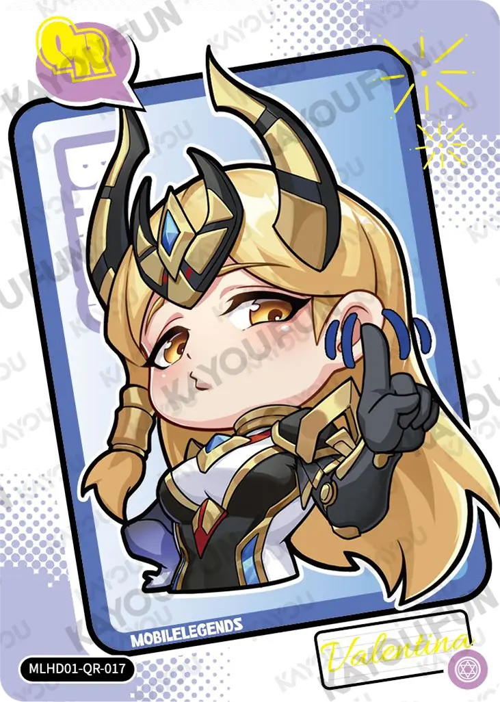 Kartu Kayou Mobile Legends: Bang Bang - Valentina (QR)