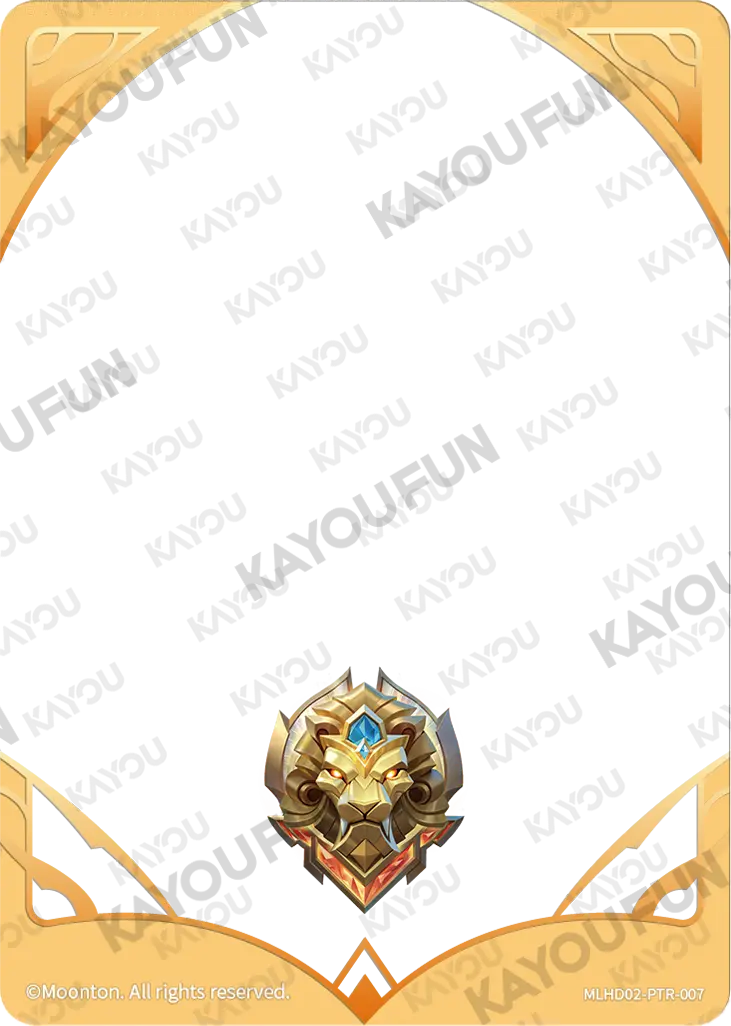 Kartu Kayou Mobile Legends: Bang Bang - Rank Legend (PTR)