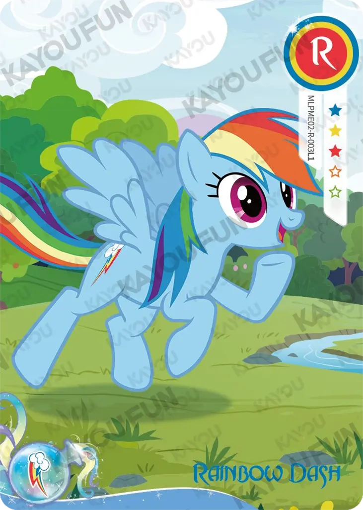 Kartu Kayou My Little Pony - Rainbow Dash (R)