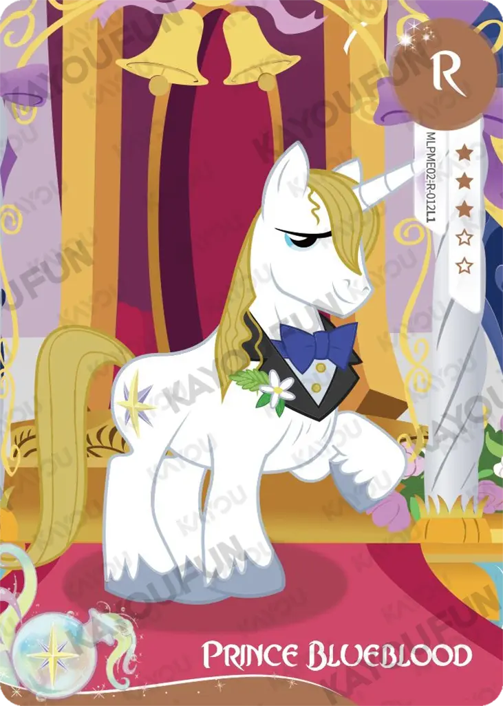 Kartu Kayou My Little Pony - Prince Blueblood (R)