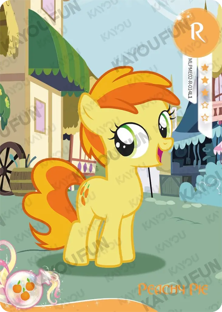 Kartu Kayou My Little Pony - Peachy Pie (R)