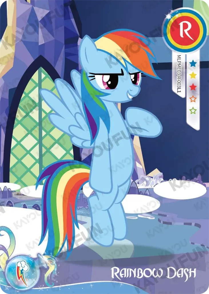 Kartu Kayou My Little Pony - Rainbow Dash (R)