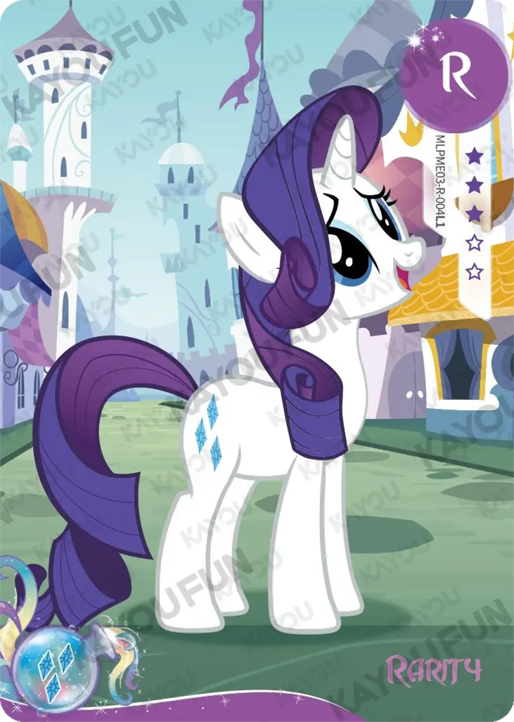 Kartu Kayou My Little Pony - Rarity (R)