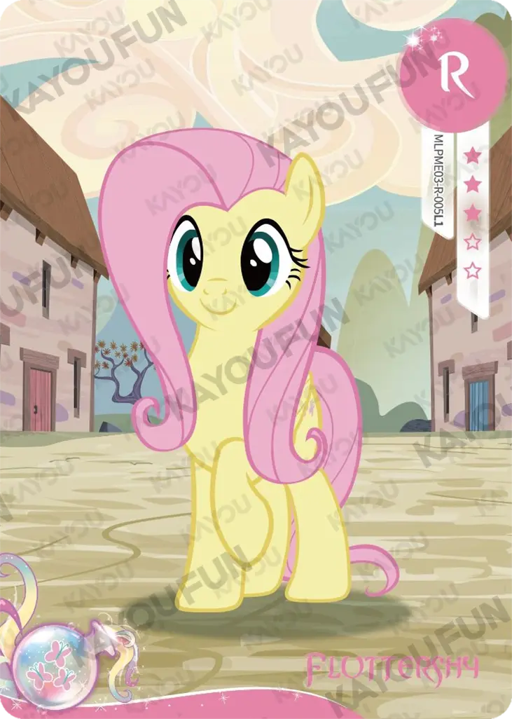 Kartu Kayou My Little Pony - Fluttershy (R)