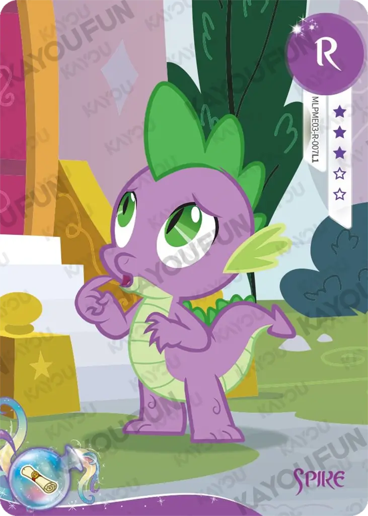 Kartu Kayou My Little Pony - Spike (R)