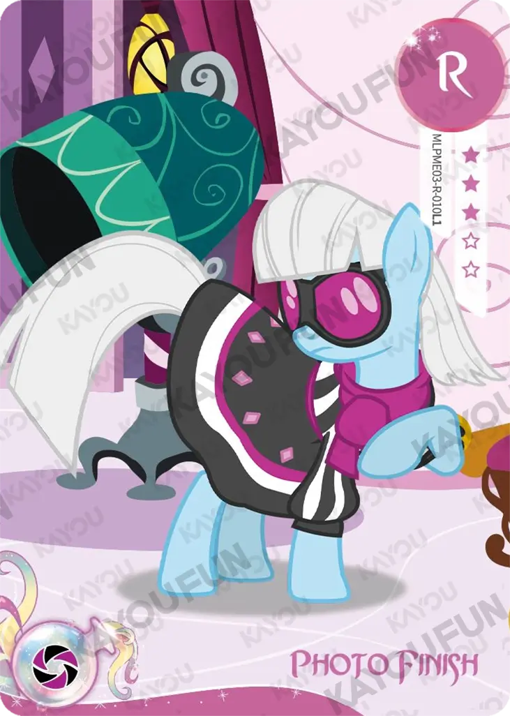 Kartu Kayou My Little Pony - Photo Finish (R)