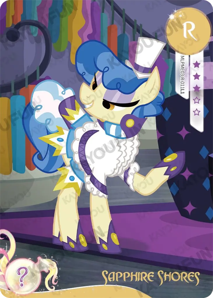 Kartu Kayou My Little Pony - Sapphire Shores (R)