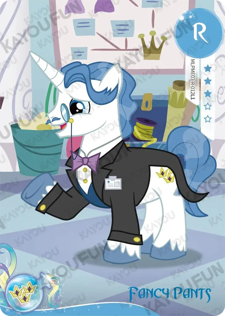Kartu Kayou My Little Pony - Fancy Pants (R)
