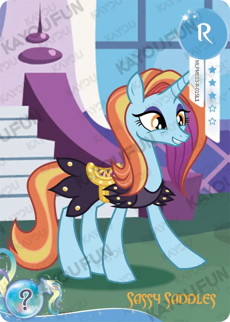 Kartu Kayou My Little Pony - Sassy Saddles (R)