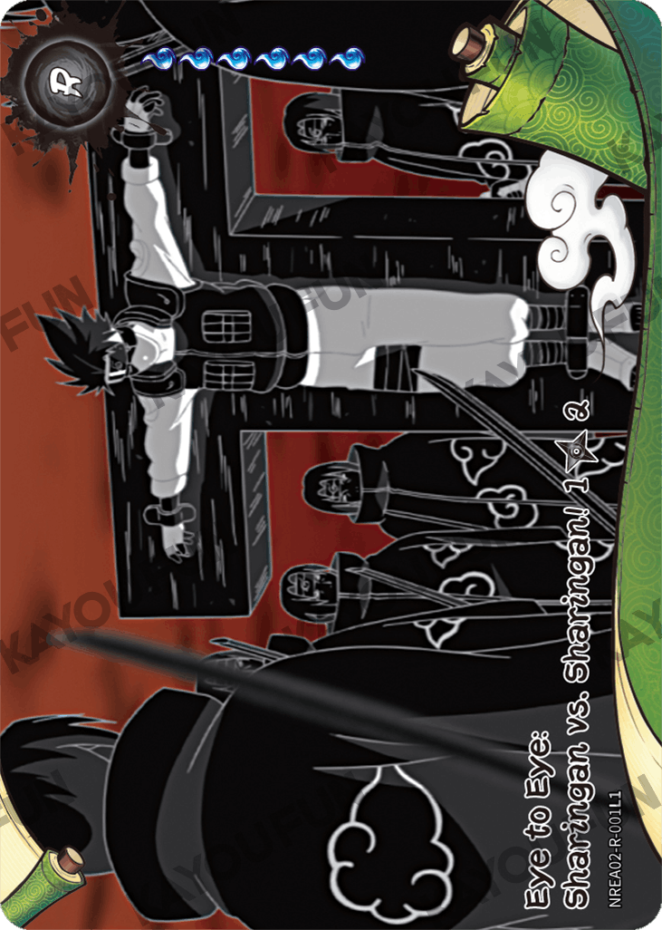 Kartu Kayou Naruto - Eye to Eye: Sharingan vs. Sharingan! 1 (R)