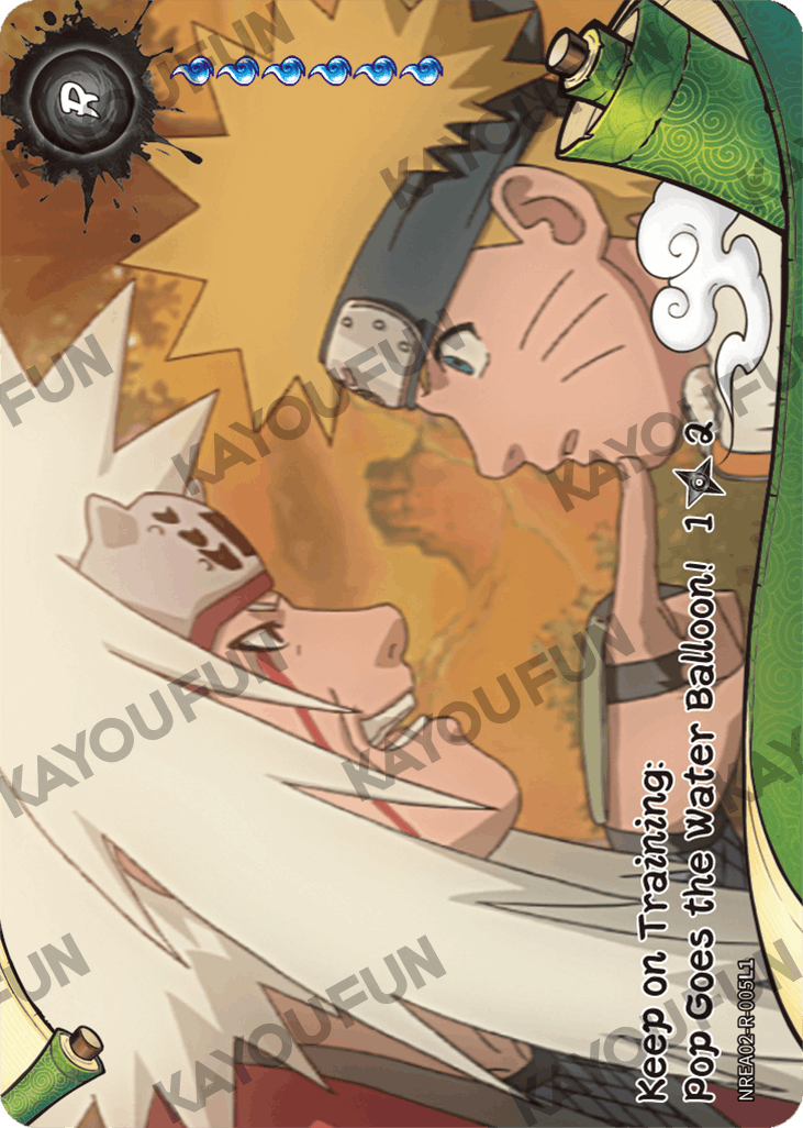 Kartu Kayou Naruto - Keep on Training: Pop Goes the Water Balloon! 1 (R)