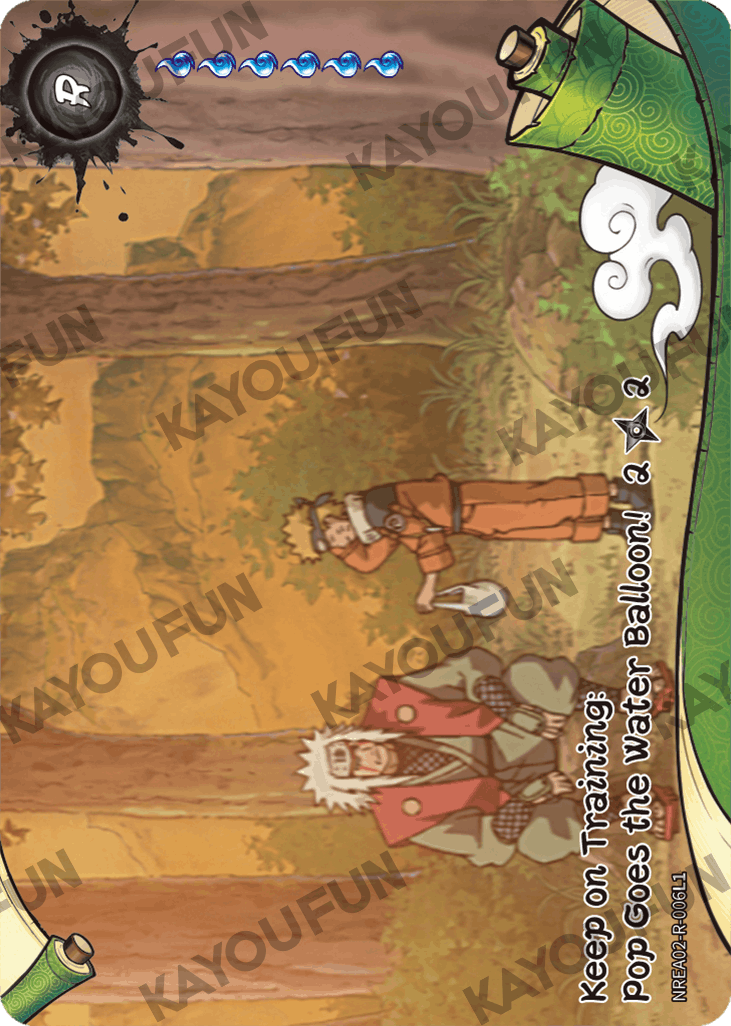 Kartu Kayou Naruto - Keep on Training: Pop Goes the Water Balloon! 2 (R)
