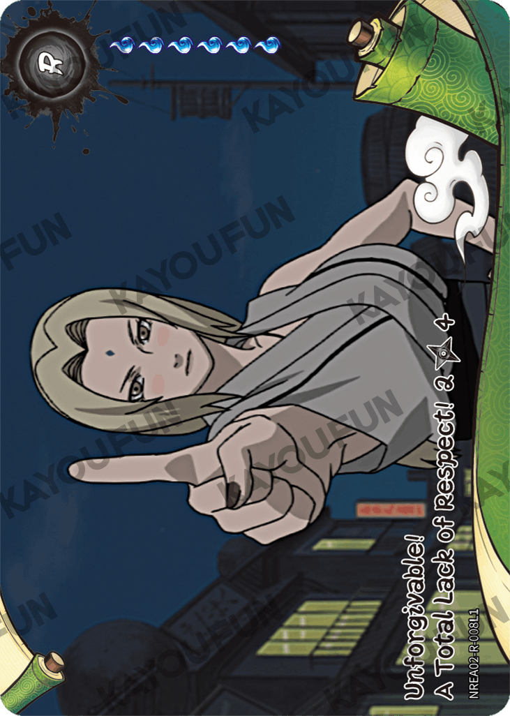 Kartu Kayou Naruto - Unforgivable!  A Total Lack of Respect! 2 (R)