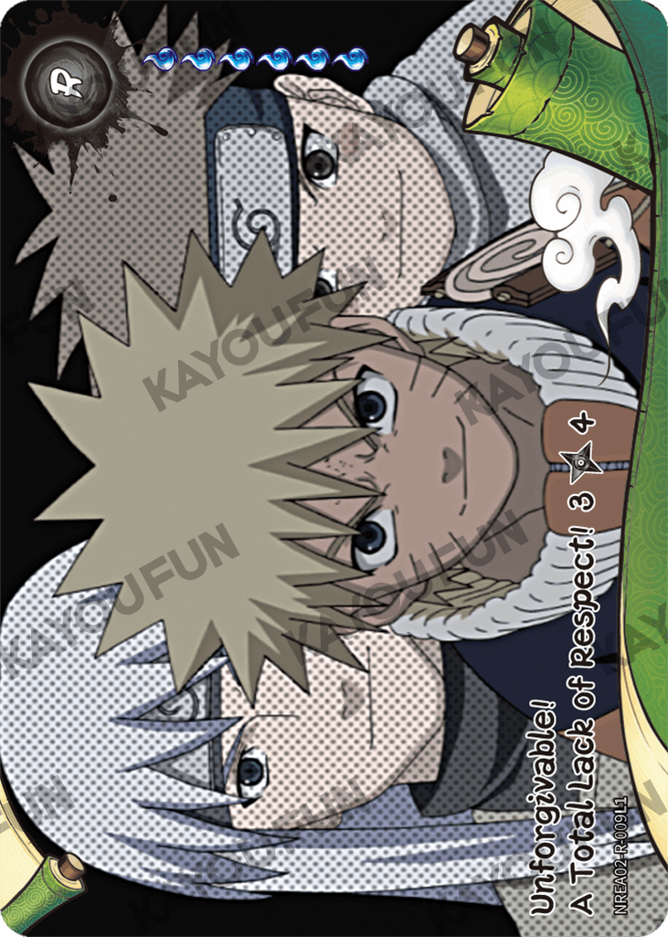 Kartu Kayou Naruto - Unforgivable!  A Total Lack of Respect! 3 (R)