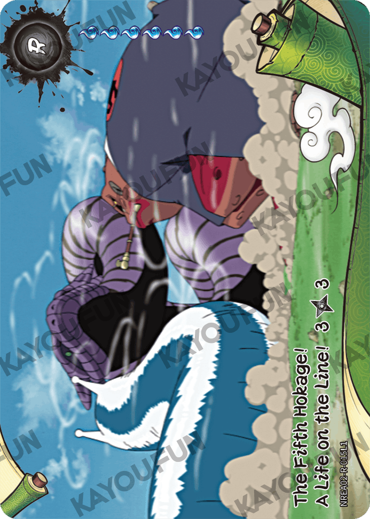 Kartu Kayou Naruto - The Fifth Hokage!  A Life on the Line! 3 (R)