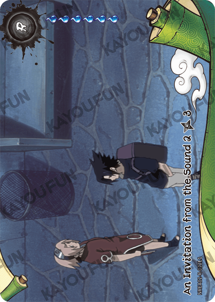 Kartu Kayou Naruto - An Invitation from the Sound 2 (R)
