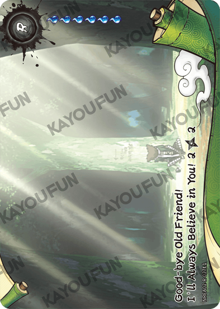 Kartu Kayou Naruto - Good-bye Old Friend!  I’ll Always Believe in You! 2 (R)