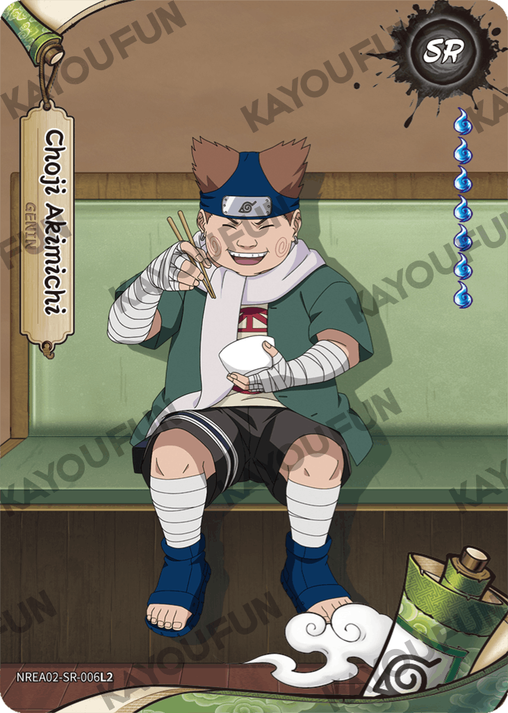 Kartu Kayou Naruto - Choji Akimichi (SR)