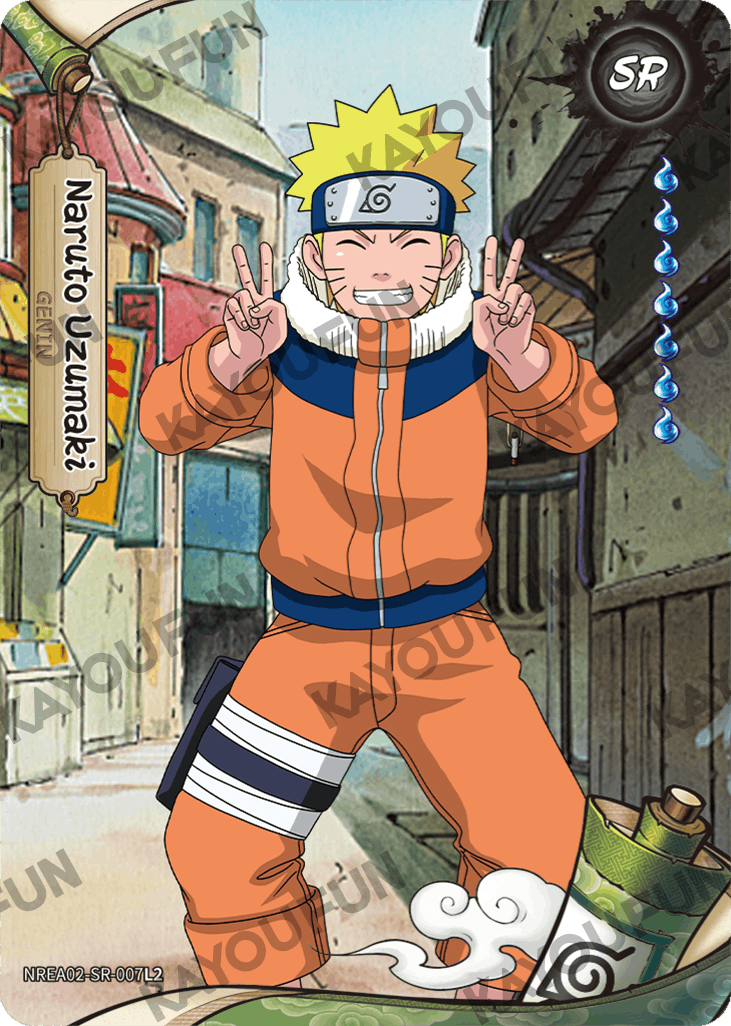 Kartu Kayou Naruto - Naruto Uzumaki (SR)