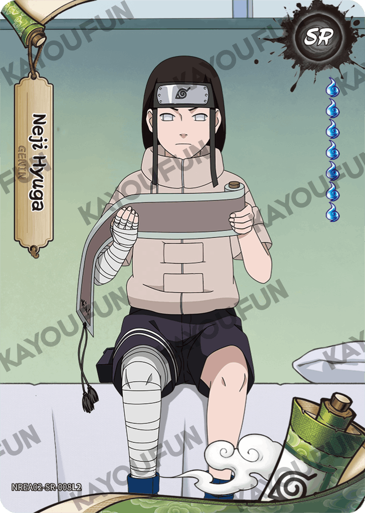 Kartu Kayou Naruto - Neji Hyuga (SR)