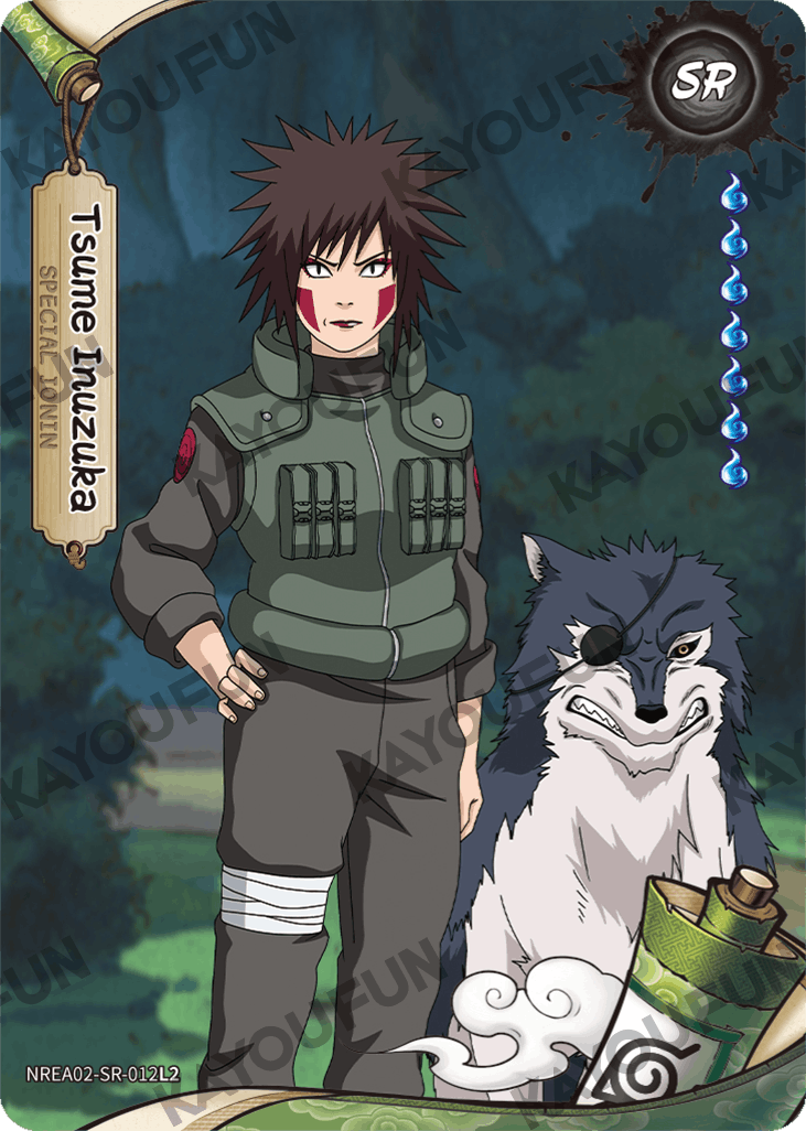 Kartu Kayou Naruto - Tsume Inuzuka (SR)