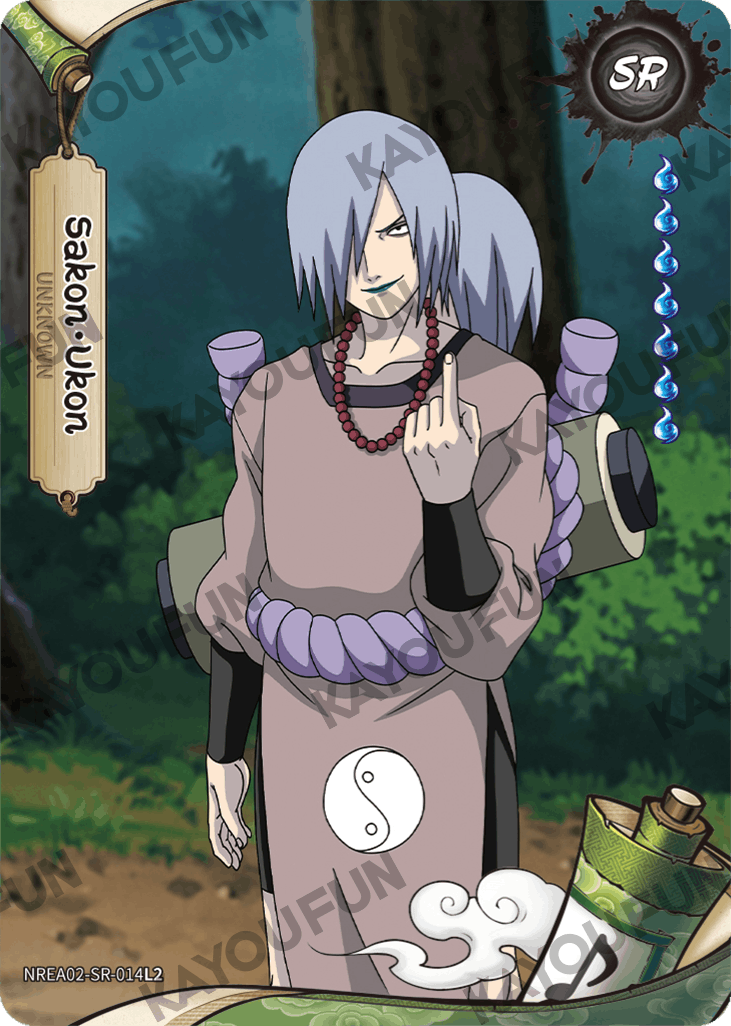 Kartu Kayou Naruto - Sakon Ukon (SR)